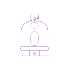 Fixtures Hot Water Heater Rheem Marathon Point Of Use Electric Water Heater 20 Gallon Outline Icon Svg Set, Free Vectors File